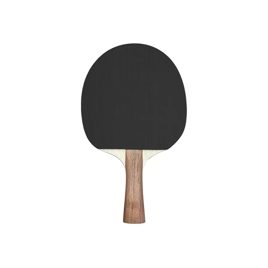 COUGAR CHOP Table Tennis Racket with 1 Ball | Wooden Handle Paddle with High Grip Rubber | Control Spin Speed Play | Ideal for Beginner Practice Indoor Outdoor Ping Pong Game