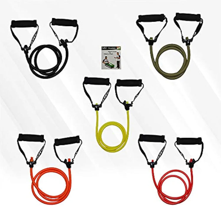 Cougar Toning Tube, Toning Tube for Exercise, Resistance Band Set with Handles, Single Toning Resistance Tube Heavy Quality, All Purpose Fitness Tube for Home and Gym Elite 