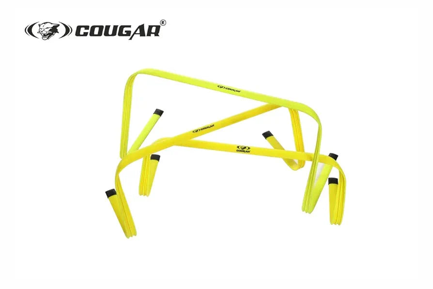 Cougar Agility Flat Hurdle, Step Speed Soccer Training Hurdles, Sizes: 12", 