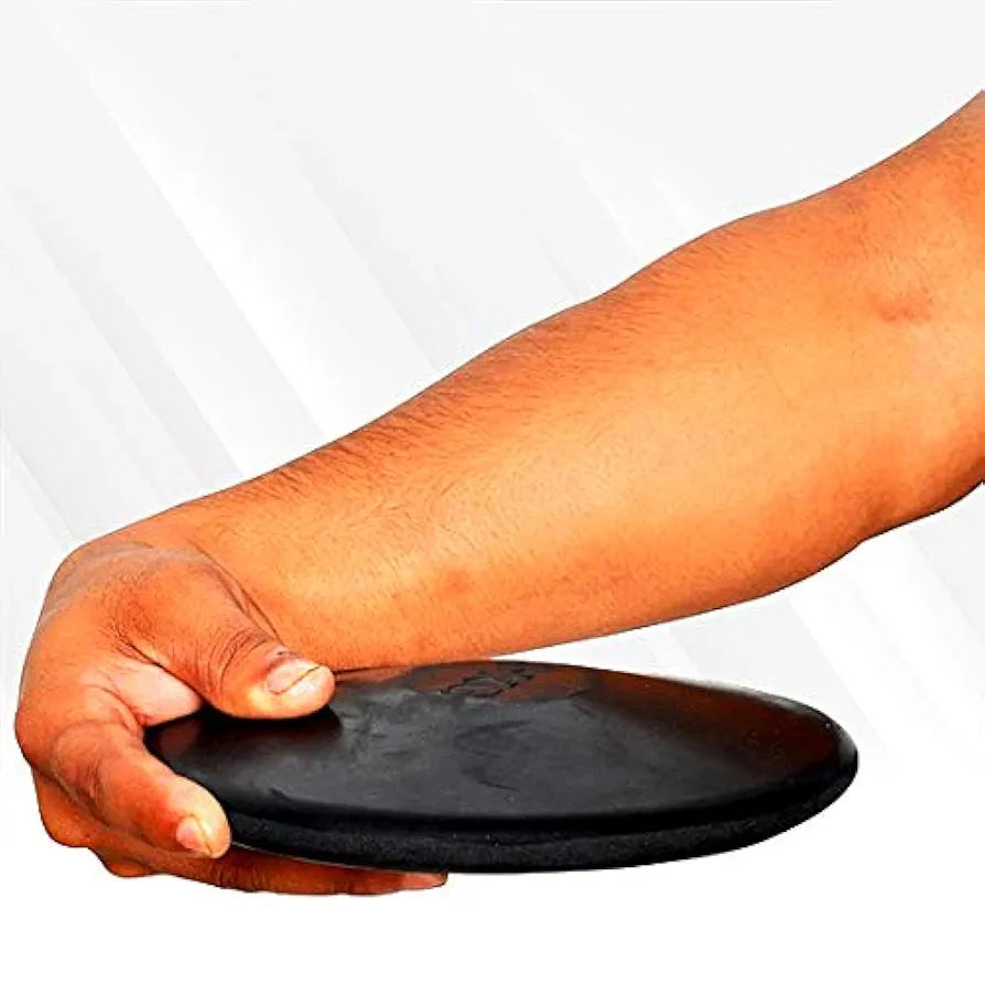 Cougar Black Rubber Discus Throw | Throwing Discus | Black Discus for Men/Women - 2 Kg