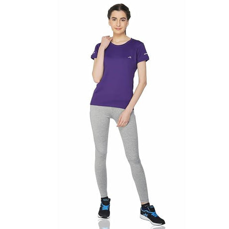 Vector X OGT-107 Girls Round Neck 4-Way Stretch T-Shirt(Orchid-Pink-XXL)