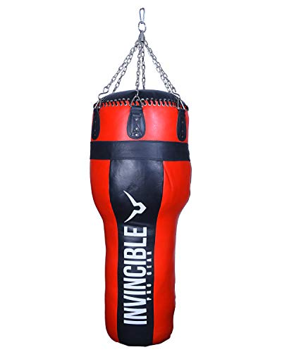 Invincible Heavy Duty Leather Angle Filled Boxing Bag | K.L. Mahajan & Sons (Invincible)