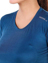 VECTOR X OGT-317 WOMEN'S SMART FIT SPORTS ROUND NECK T-SHIRTS