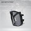 Aivin Saddle Bag with Pouch for carring Water Bottle Bicycle Under Seat Bag, Travel Bag, Cycle Accessories for Tools, Mobile Phones Bicycle Storage Bag, Carrier for All Bikes (Black/Grey)