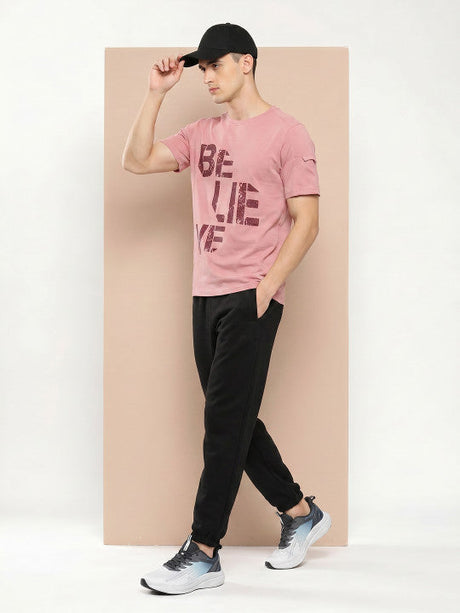 Alcis Men’s Pack of 2 Rosette Chest Printed Tees