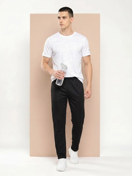 Black & Olive 100% Poly Foma Pant Pack of 2