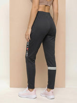 Alcis Women Charcoal Printed Pant