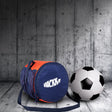 Kick Soccer Navy Orange Football Equipment Bags|Basketball Volleyball Bags |Adjustable Strap Backpack |Easy Access Pocket Mesh Bottle Holders | Ball Bag |Kitbag |Bag