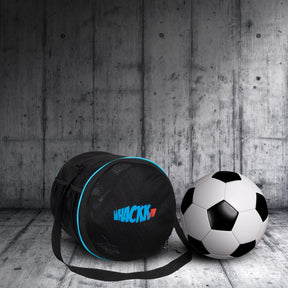 Kick Soccer Black Football Equipment Bags|Basketball Volleyball Bags |Adjustable Strap Backpack |Easy Access Pocket Mesh Bottle Holders | Ball Bag |Kitbag |Bag