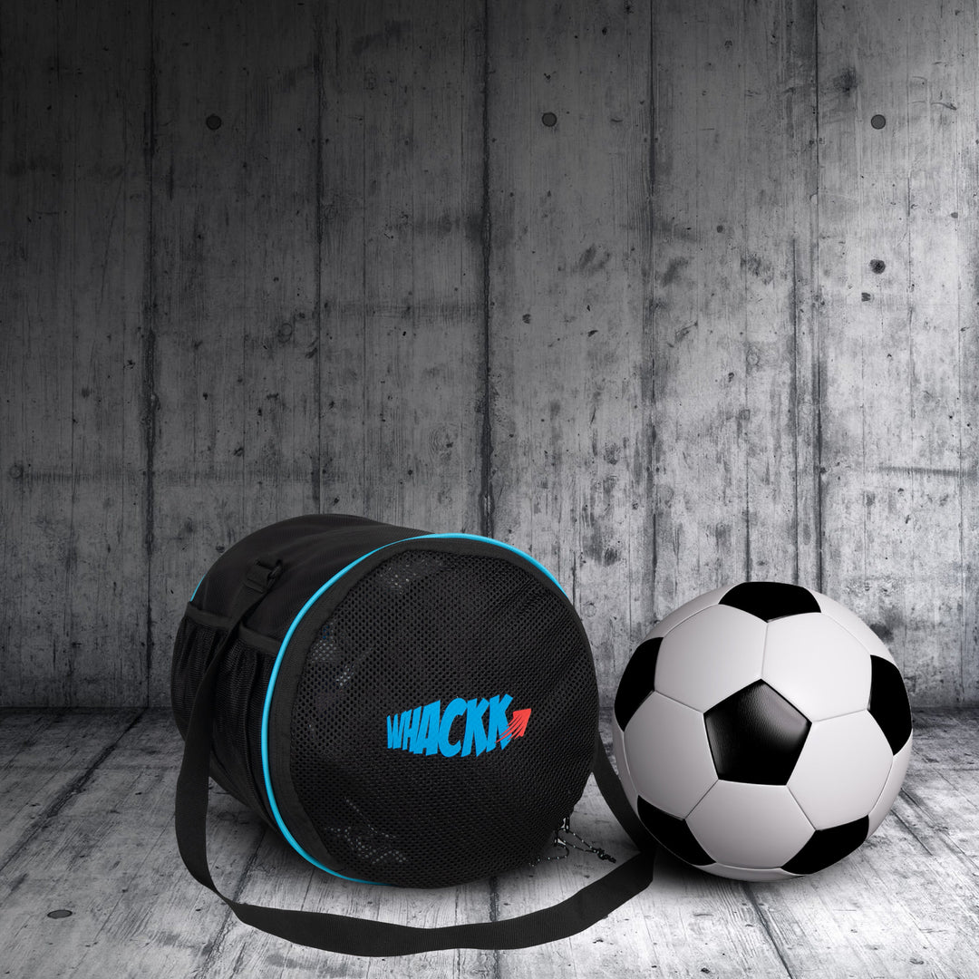 Kick Soccer Black Football Equipment Bags|Basketball Volleyball Bags |Adjustable Strap Backpack |Easy Access Pocket Mesh Bottle Holders | Ball Bag |Kitbag |Bag
