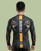Invincible Men's Viper Full Sleeves Rash Guard