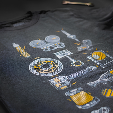 Spares - T-Shirt - Black | 100kmph