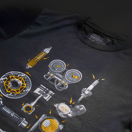 Spares - T-Shirt - Black | 100kmph
