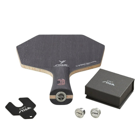 Cosco STIGA Cybershape Carbon CWT Tennis Bat - Cosco Table Tennis Equipment