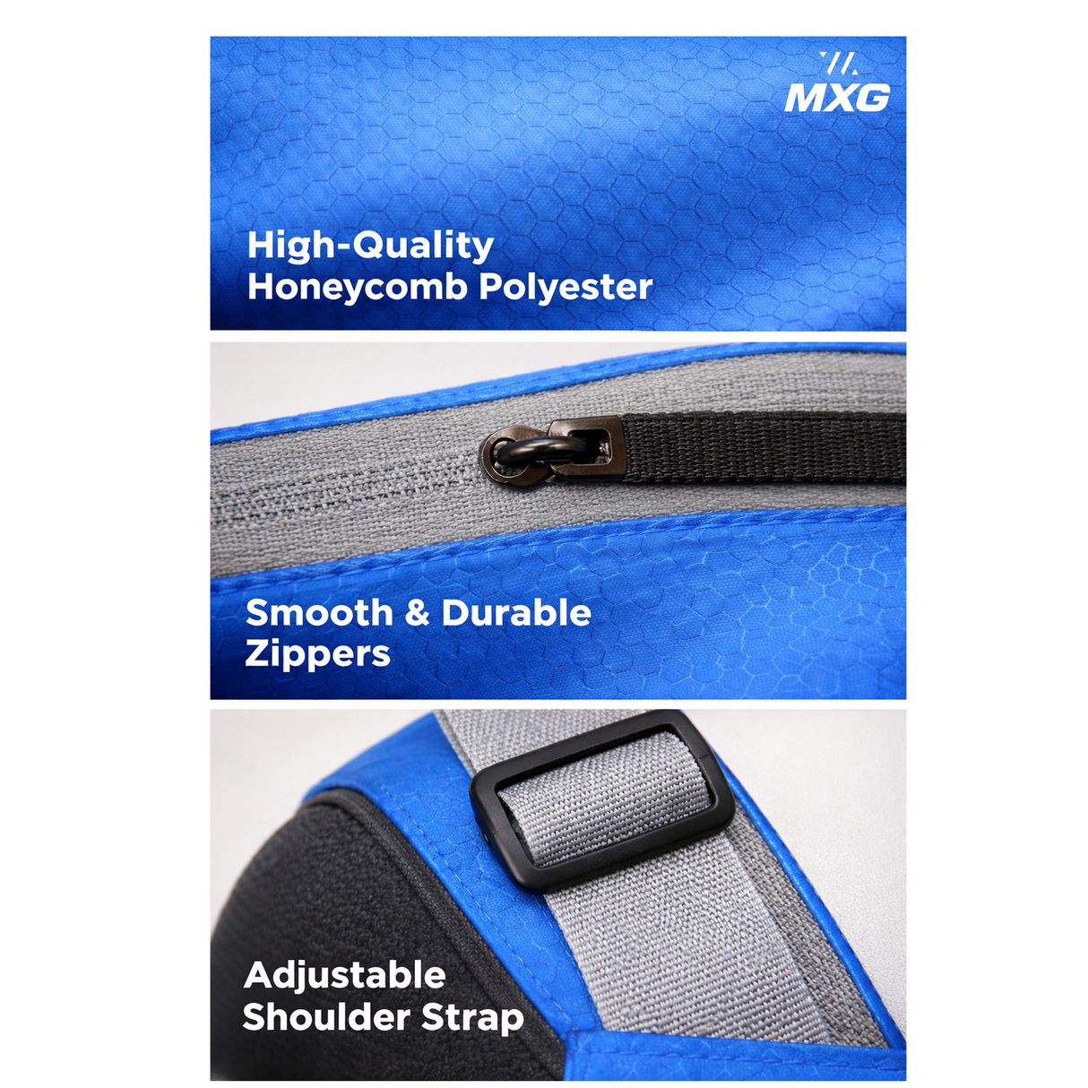 MXG FitGo X 20L Gym Bag for Men & Women | Durable Polyester Duffle Bag for Gym, Workout, Sports & Travel - Image 11 | KIBI SPORTS