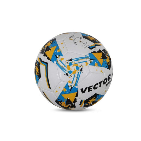 Vector X 32 Panel Galactica Rubber Thermo Fused IMS & FIFA Approved Indoor/Outdoor Futsal Football with Butyl Bladder, Multicolor, Size 4, Suitable for Match and Training for Adut and Kids 10-14 Years