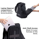 Ghost X Daring Texture Anti Theft Office Laptop Backpack for Men – Hard Shell, 25L Professional Work Bag