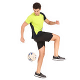 Challenger Performance Tshirt For Men (Green/Black)