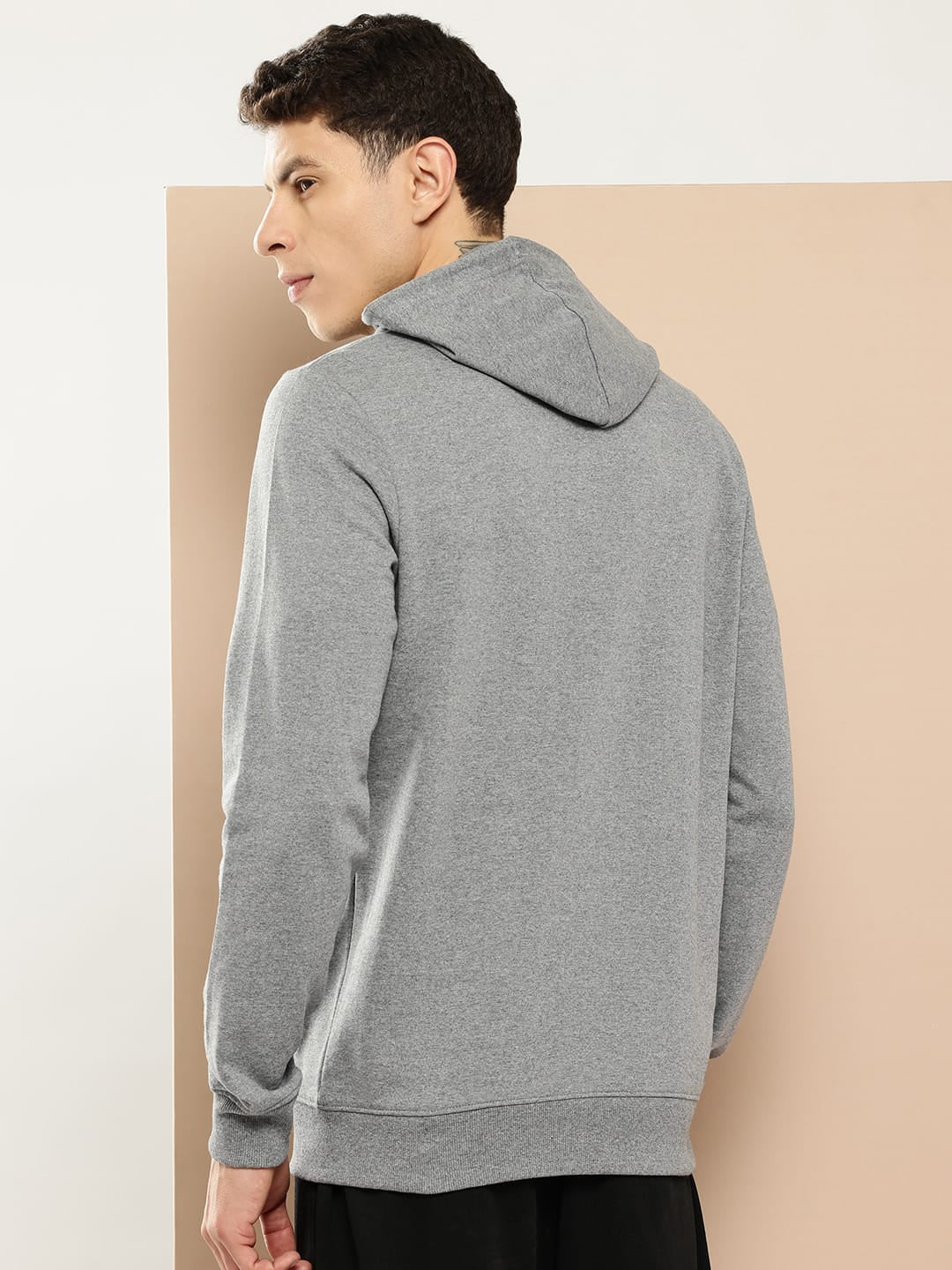 GREY  FLEECE HOODIE