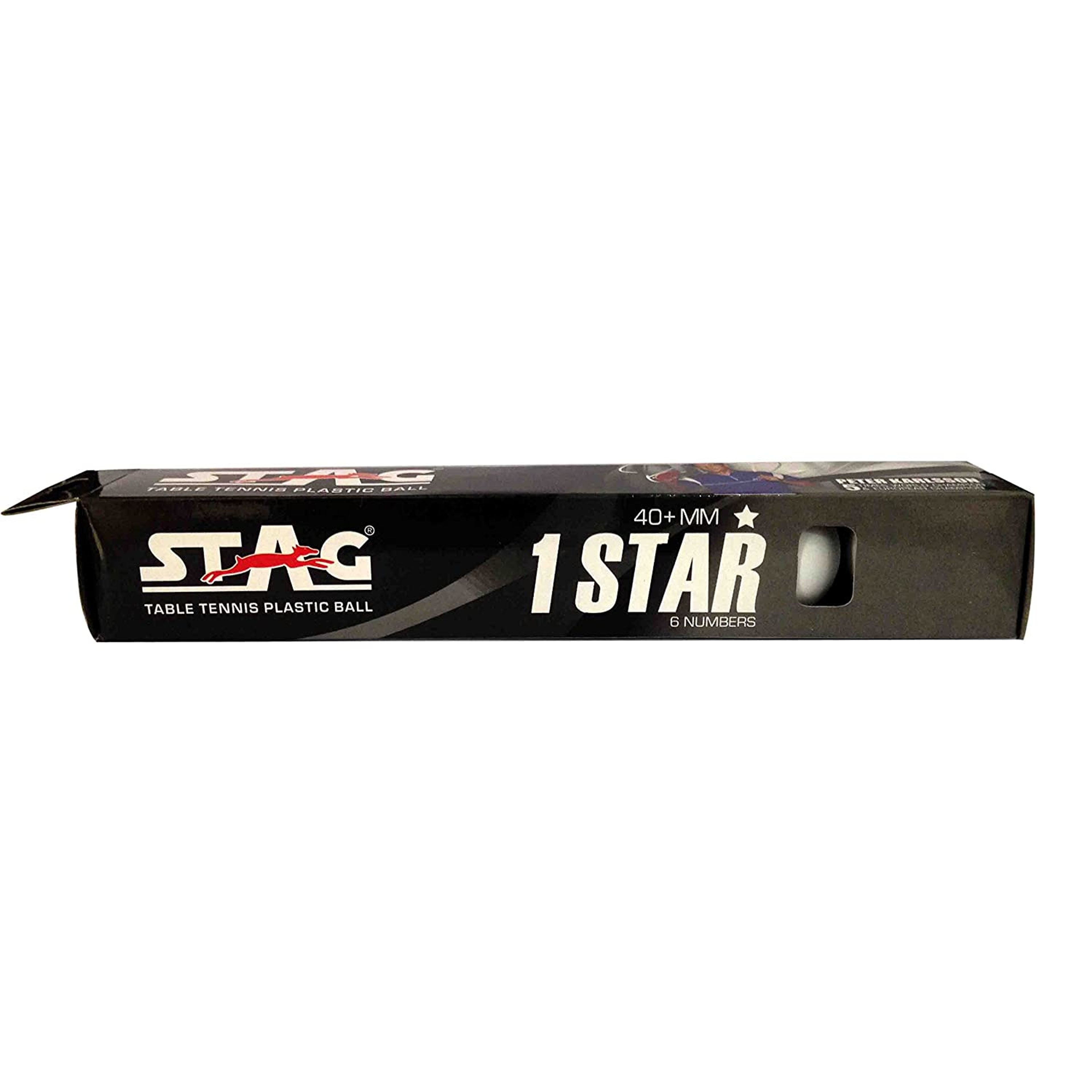 STAG GLOBAL 1 Star Plastic Table Tennis Ball White Available Pack Of 12 ,30, 72, 90