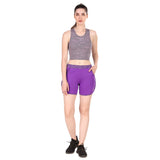 Gym & Running Shorts For Women (Purple)