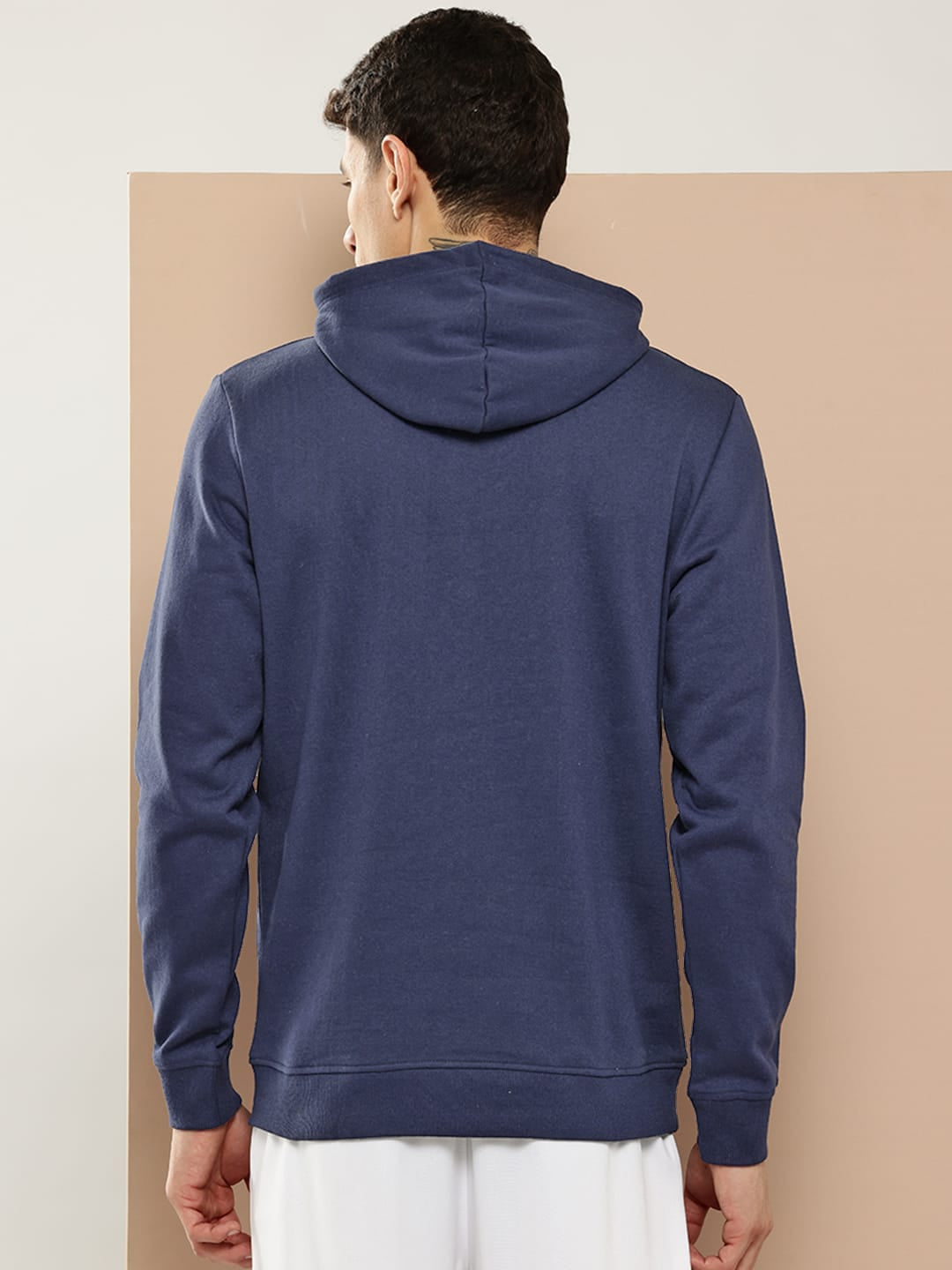 NAVY FLEECE HOODIE