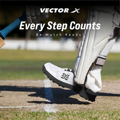 Vector X Bouncer 2.0 Cricket Shoes for Men's - Fast Strap Sporty Synthetic Breathable Upper with Ventilation Holes|PVC Sole Stud, Lightweight, Comfortable & Durable Shoe for All Rounder Performance