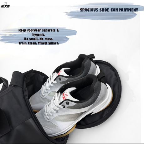 MXG Move X 26L Gym Bag for Men & Women | Durable Polyester Duffle Bag with Adjustable Strap | Fitness, Workout & Travel - Image 6 | KIBI SPORTS