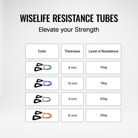 Resistance Tube Set of 4 | Wiselife