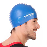 Viva Swimming Silicone Swimming Cap Unisex Soft Waterproof Swimming Pool Head Cap Water Sports Long Hair for Children Kids Boys Girls of All Age (Universal Size, Multicolour)