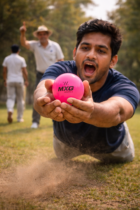 MXG WINDPRO X Wind Ball Cricket Practice Training | Street Cricket, Ground Match Play, Indoor & Outdoor Use (Multicolor) - Image 3 | KIBI SPORTS
