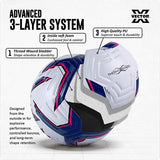 Vector X Elite NX Thermo Bonded Football Offical Match Ball PU Seamless Technology Excellent Bounce With Needle