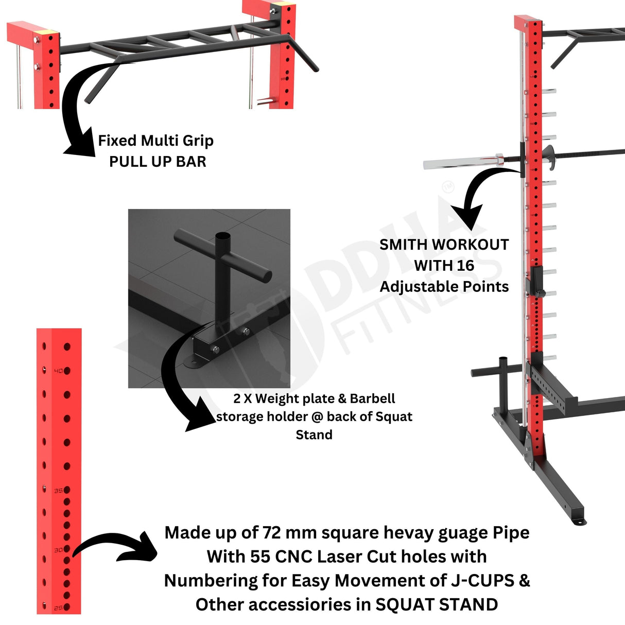 Squat Stand with Compact Smith Machine