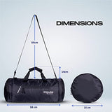 Vector X Gym Duffel 26L Sports Bag for Men and Women Polyester | Large Compartment | Front Utility Pocket | Mesh Side Pocket | Durable Base | Adjustable Shoulder Strap Travel Bag
