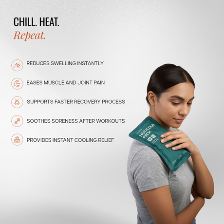 Reusable Hot & Cold Ice Pack Green | Wiselife