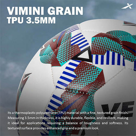 Vector X Galaxy TPU Machine Stitched Football|Training|Match |Sports|Playing |Practice|Indoor Outdoor Soccer Ball|Durable & Water-Resistant ball for Practice  Size 5