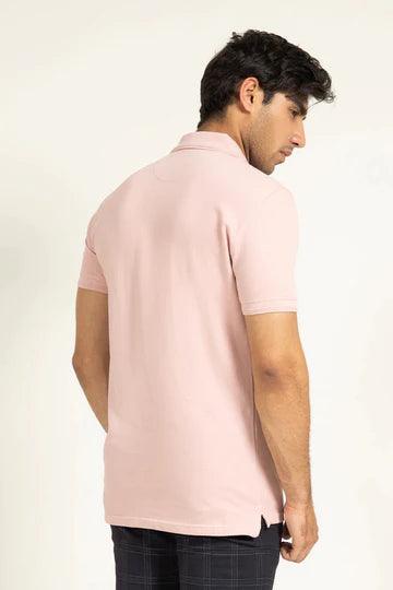 Pink Pleated Collar Polo - KIBI SPORTS