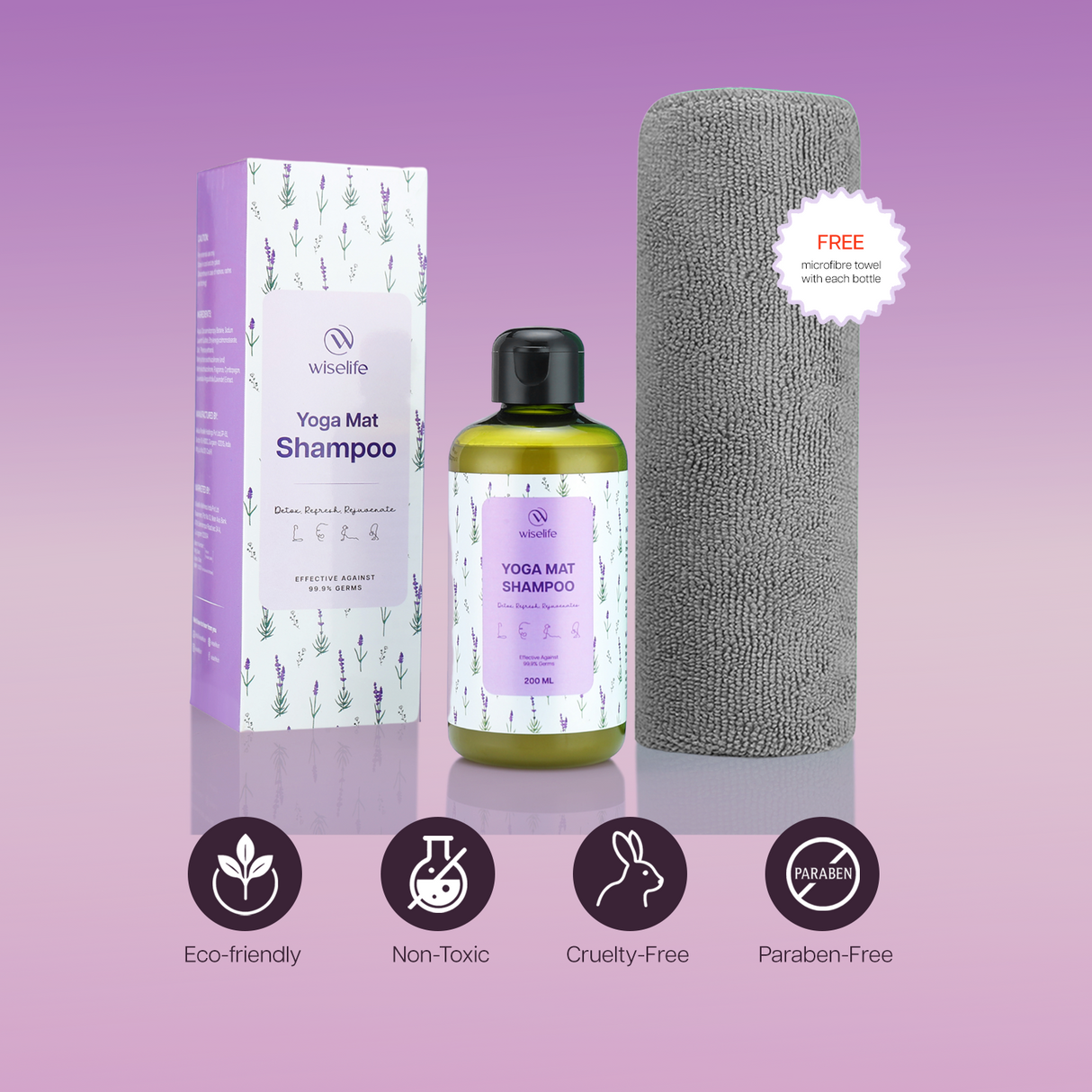Yoga Mat Shampoo- Lavendar 200ml