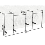 Wall Mounted CrossFit Rig - 20 Ft