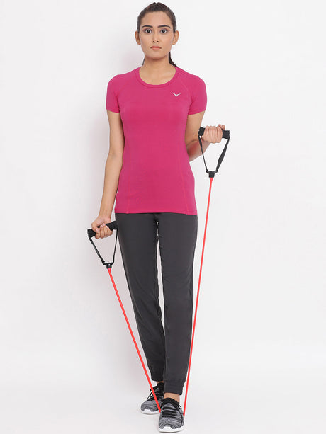Invincible Women’s Stretch Round Neck Solid Tee | K.L. Mahajan & Sons (Invincible)