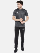 Sports T Shirt 1801 Round Neck Half SL & Jaldi Dri Grey