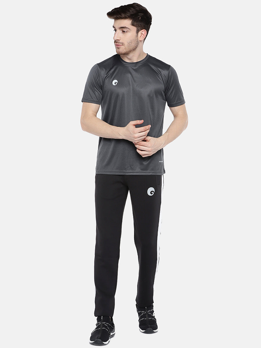 Sports T Shirt 1801 Round Neck Half SL & Jaldi Dri Grey
