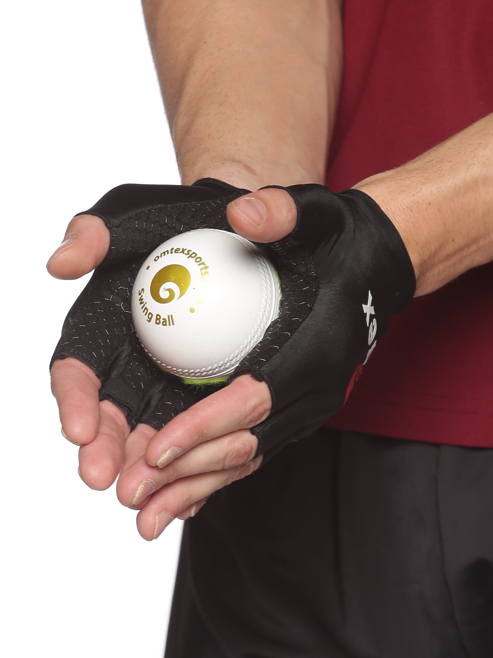 Cricket Finger Cut Catching Gloves Black (2.0)