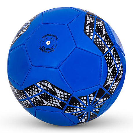 Vector X FIGHTER 32 Panel PVC Machine Stitched Indoor/Outdoor Practice, Training Match Soccer Football + Free Air Needle with Butyl Bladder Ball, Size 5, Suitable for Men, Youth Adults 15+ Years Boys