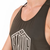 Gym Stringer For Men (Military Green)