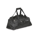 Vector X Calibre Polyester Material 43 Litre - Multi-Purpose Sports Team Kit|Gym Duffel Bag|Spacious Main Compartment|Fitness Travel Luggage Shoulder Bag -Adjustable Handles Strap (Black) Size 61 X 27 X 26 Cm