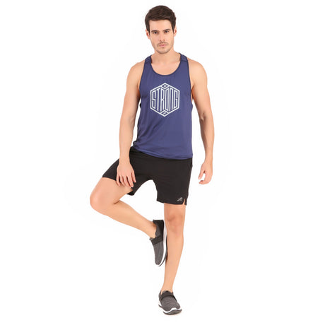 Gym Stringer For Men (Blue Blood)