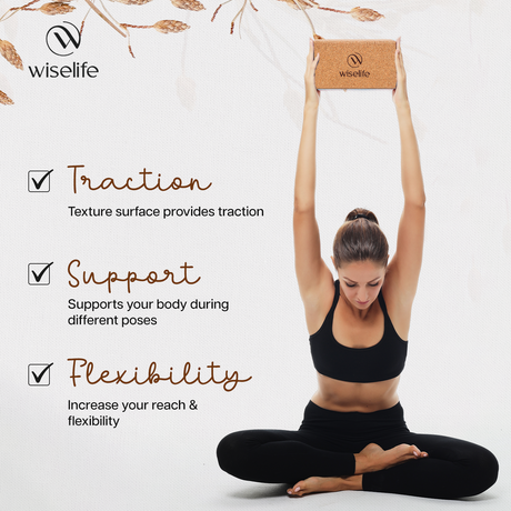 Cork Yoga Blocks - Set of 2 | Wiselife