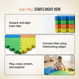 Interlocking Play Mat for Kids & Babies