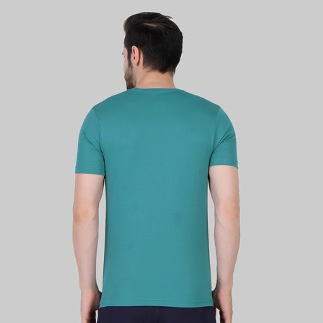 Vector X OMT-168 Mens Wear Polyester Solid Round Neck Half Sleeves T-shirt For Court Games, Cricket, Golf, Running, Training, Athletic Sports Moisture Wicking Tshirt